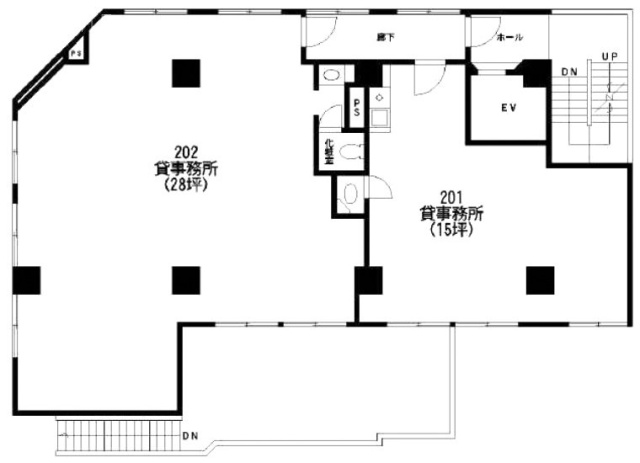 松本ビル201 間取り図