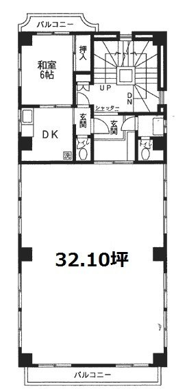 斉藤ビル2F 間取り図