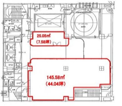 エキニア新宿1F 間取り図