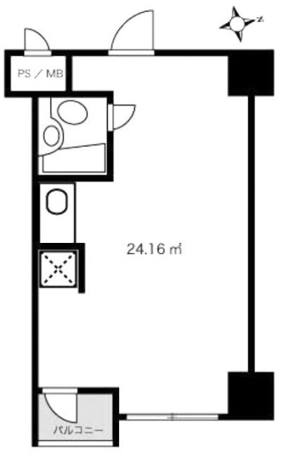 ダイアパレス二番町312 間取り図