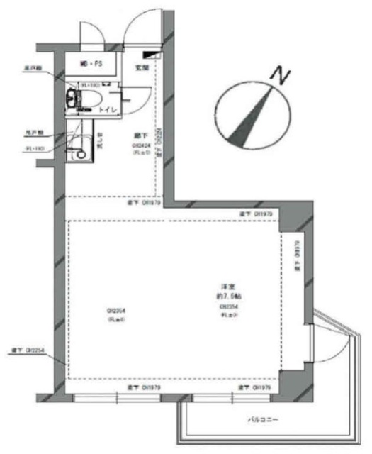 セントヒルズ代々木1101 間取り図