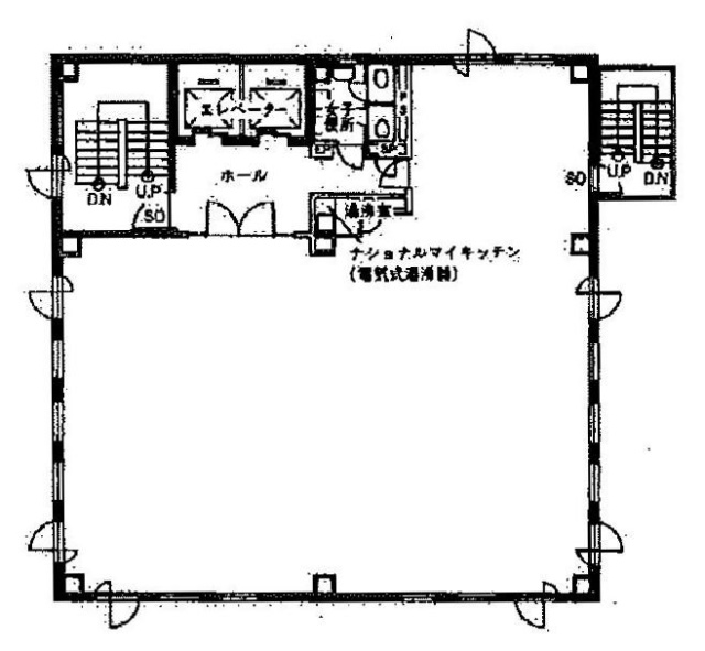 久保寺ツインタワービル3F 間取り図