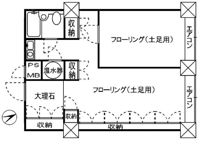 青山ハイツ503 間取り図