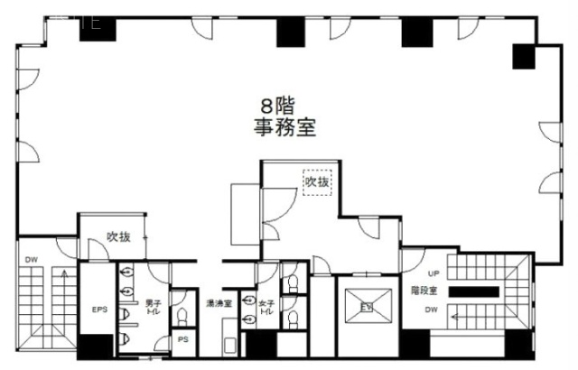 大門KSビル8F 間取り図