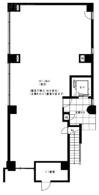 スクエアビル1F 間取り図