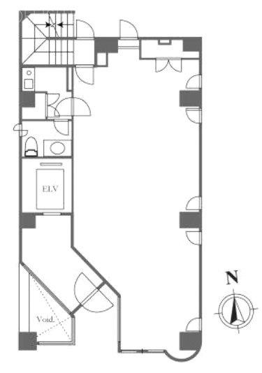 内神田LDビル1F 間取り図