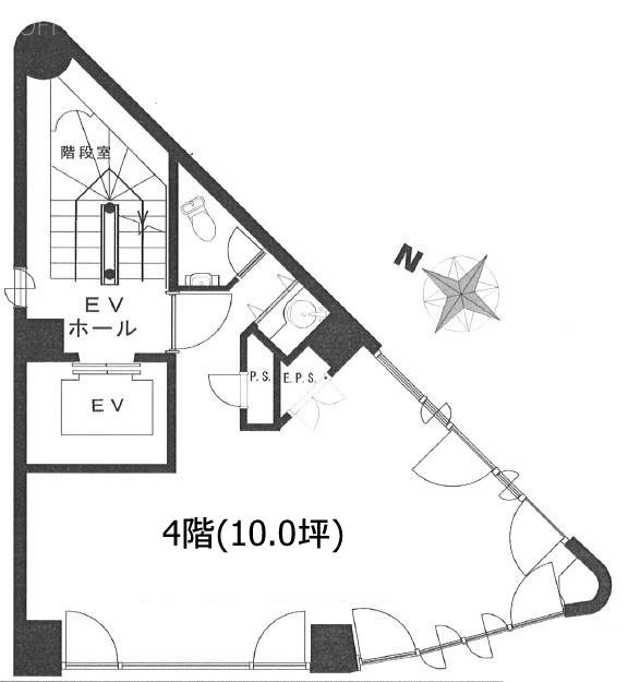 トーシンスペースビルアネックス4F 間取り図