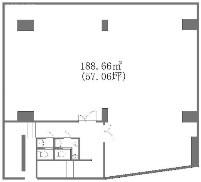 第2中島ビルB1F 間取り図