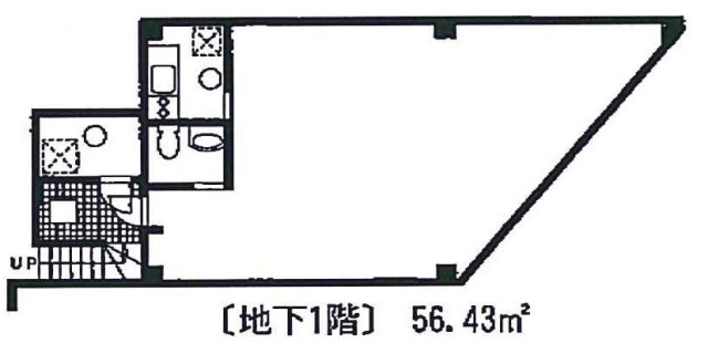 北参道ビルB1F 間取り図