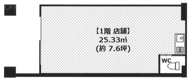 グリーンパーク東日本橋スクエア1F 間取り図