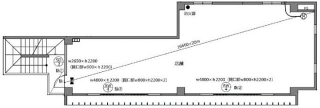 島崎ビル2F 間取り図