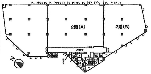 いちご神宮前(神宮前第23)ビルA+B 間取り図