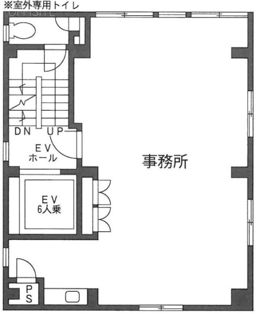 太陽ビル4F 間取り図