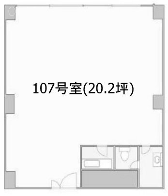 シェモワ新宿107 間取り図