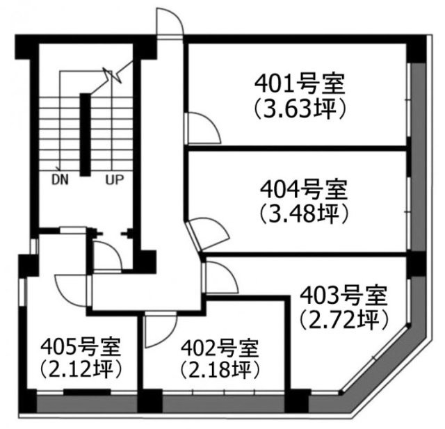 御成門Sビル403 間取り図