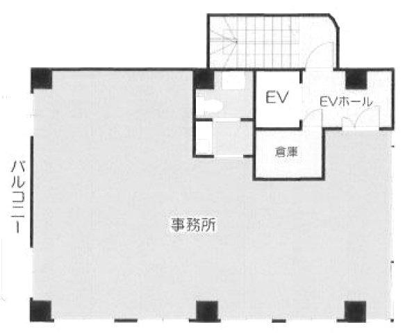 トウセン国分寺ビル3F 間取り図