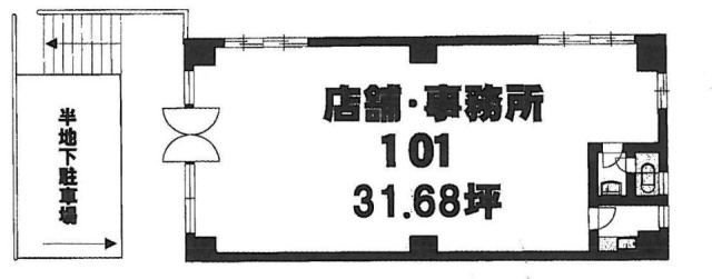 アサマ第2ビル101 間取り図