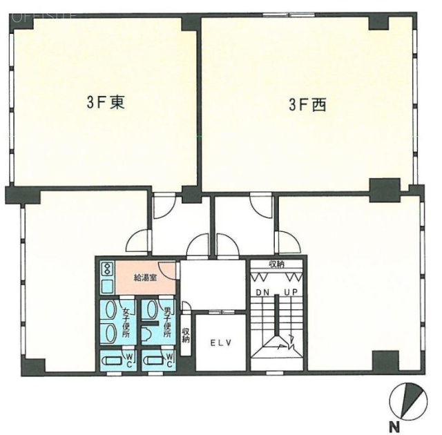 アソルティ新宿五丁目ビル3F 間取り図