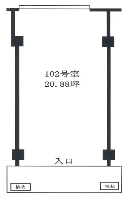 TC第51鷺ノ宮ビル102 間取り図