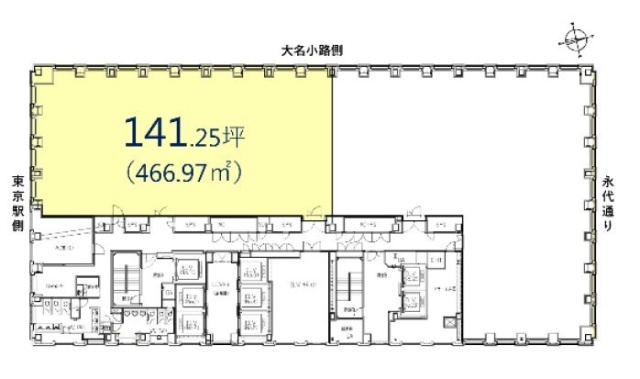 新丸の内センタービル19F 間取り図