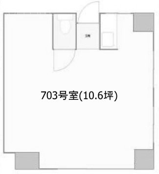 カーサ御苑703 間取り図