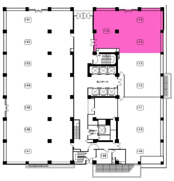 新日石ビル1F 間取り図