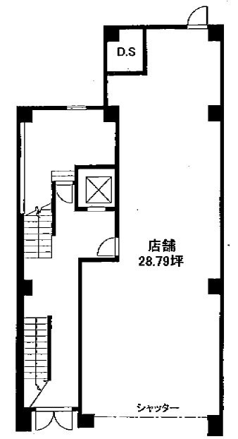 DK日本橋1F 間取り図