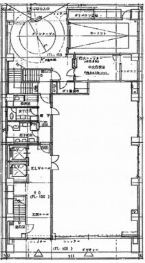 朝日生命横浜本町ビル1F 間取り図