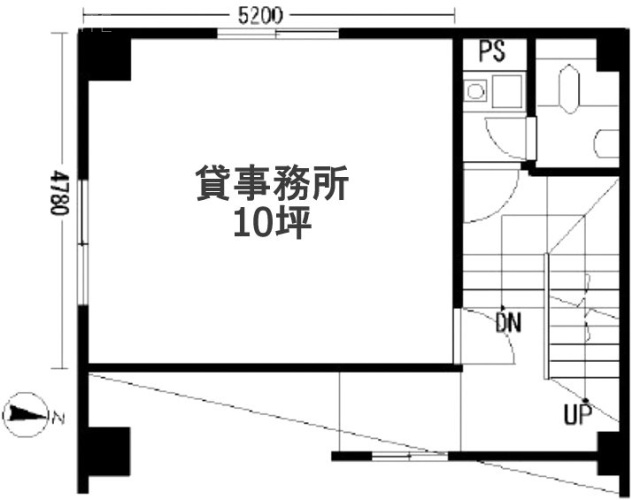 三恵ビル3F 間取り図