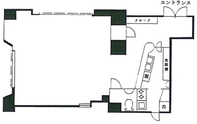 横浜エクセレントⅡビル204 間取り図