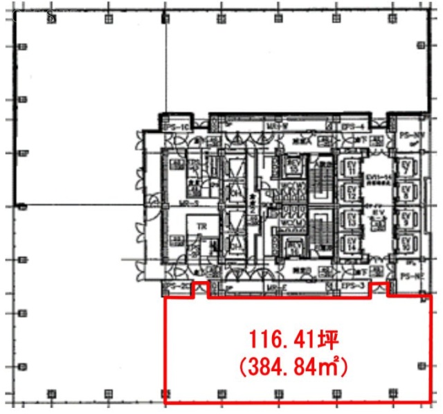 パシフィックセンチュリープレイス丸の内16F 間取り図