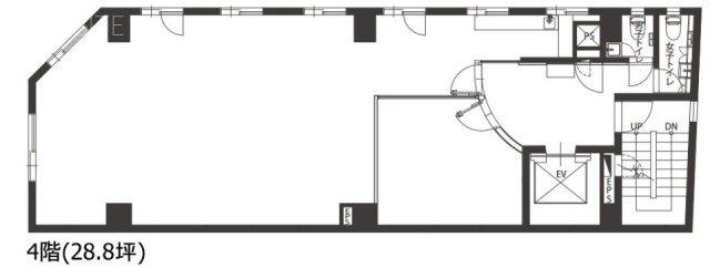 BRICK GATE 京橋4F 間取り図