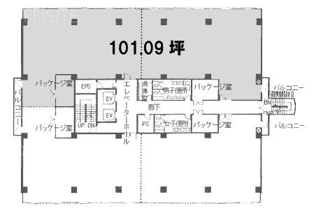 東武横浜立野ビル6F 間取り図