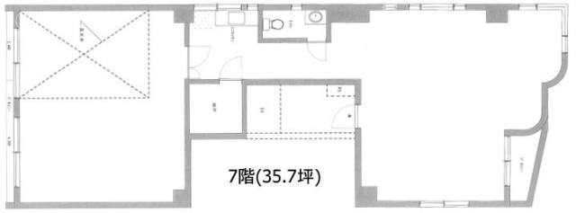 第12東都ビル7F 間取り図