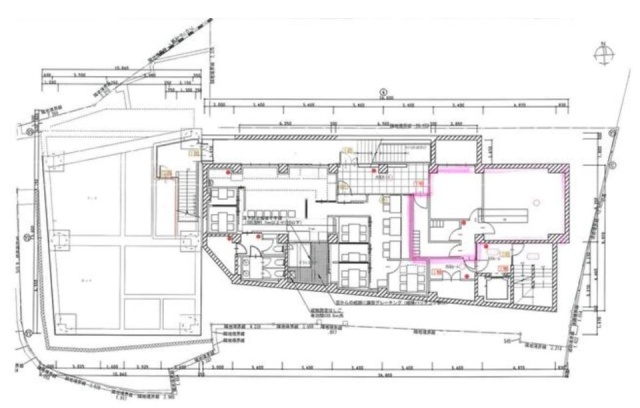 神楽坂センタービルANNEXB1F 間取り図