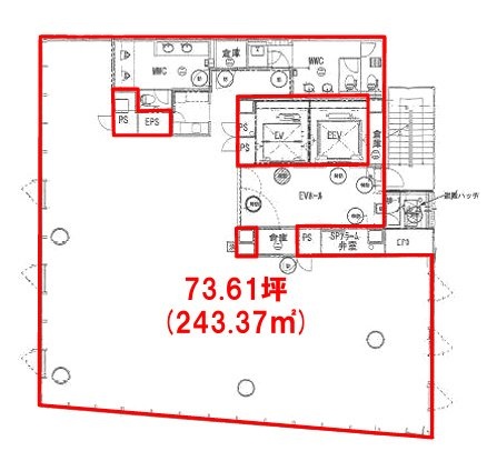Daiwa目黒スクエア12F 間取り図