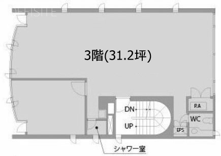 ES原宿ビル3F 間取り図