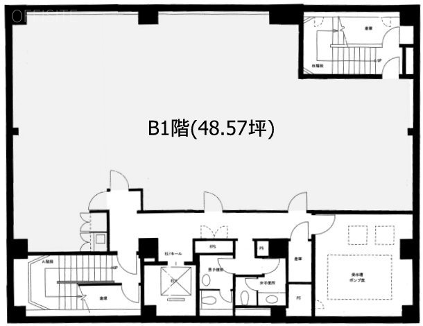 Daiwa神田美倉町ビルB1F 間取り図