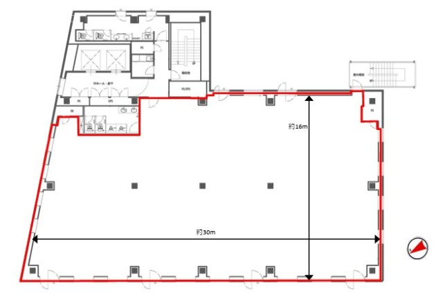 ダイヤモンドビル3F 間取り図