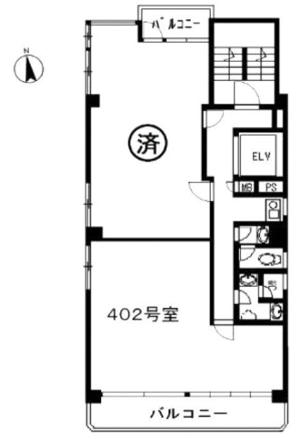 BKN西葛西ビル402 間取り図