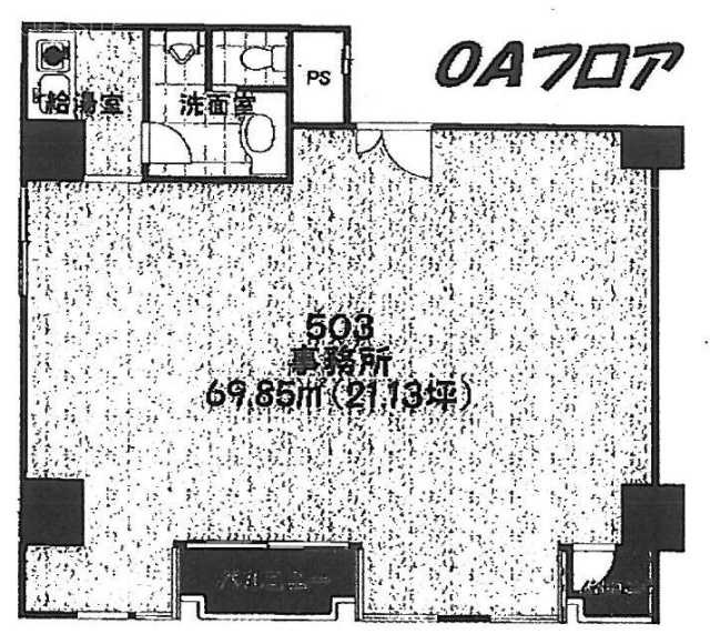 タクトTOビル503 間取り図