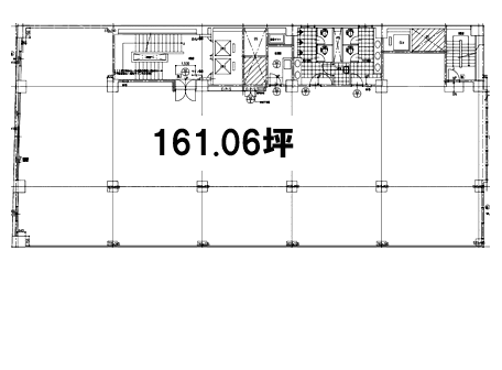 三越前福島ビル6F 間取り図