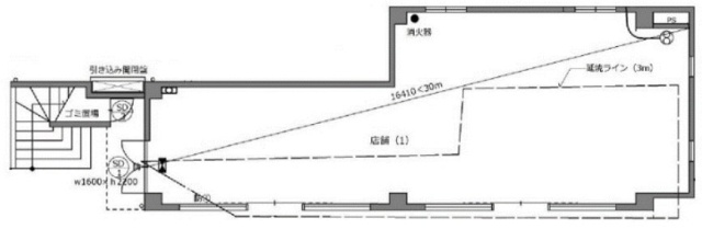 島崎ビル1F 間取り図