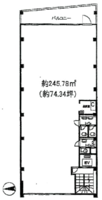 第1染野ビル3F 間取り図