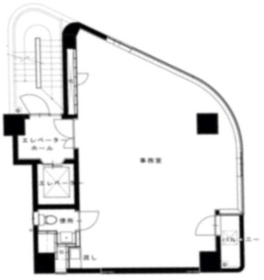 SuSLOB北参道ビル901 間取り図