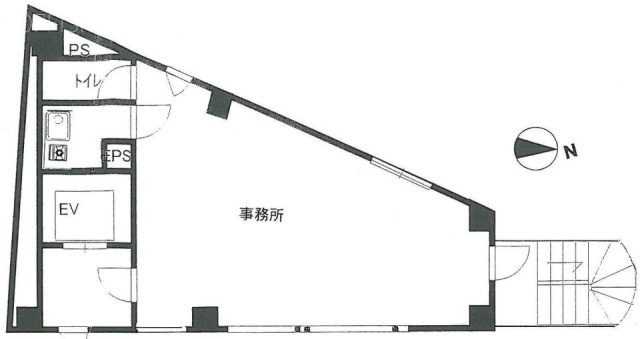 ニュー岡本ビル401 間取り図