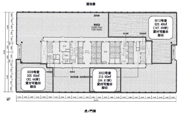 霞が関ビルディング3022 間取り図