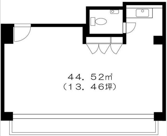 福吉町アネックスビル401 間取り図