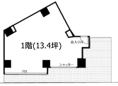 NS21王子本町ビル1F 間取り図