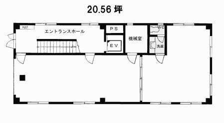 岩浪ビル1F 間取り図